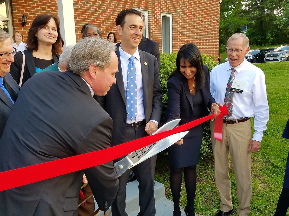McLean Chamber of Commerce ribbon cutting ceremony